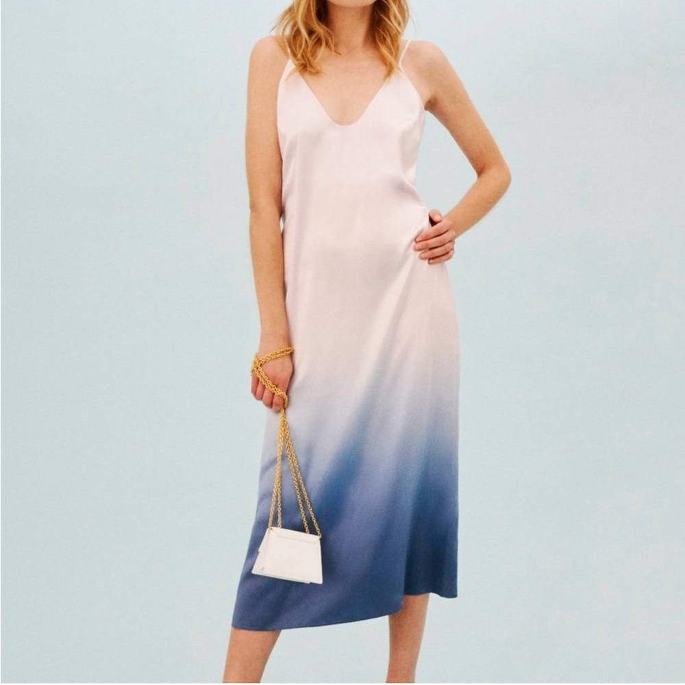 Reformation Ombre Slip Dress